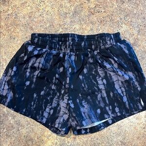 Women's Black and Gray Shorts